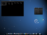 LXDE LXDE + Cairo-Dock + Debian S...